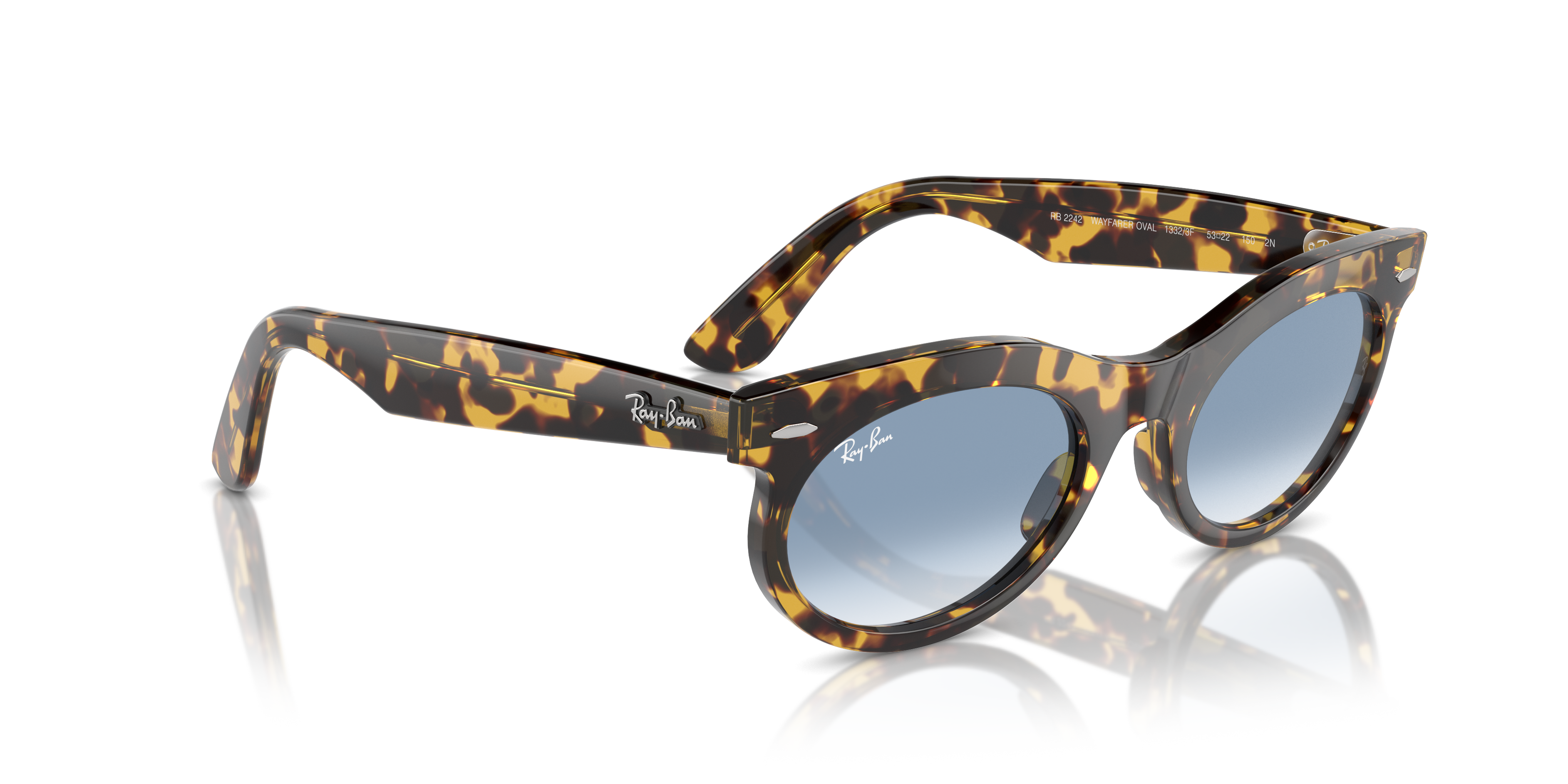 RAY-BAN RB2242 WAYFARER OVAL 13323F 50