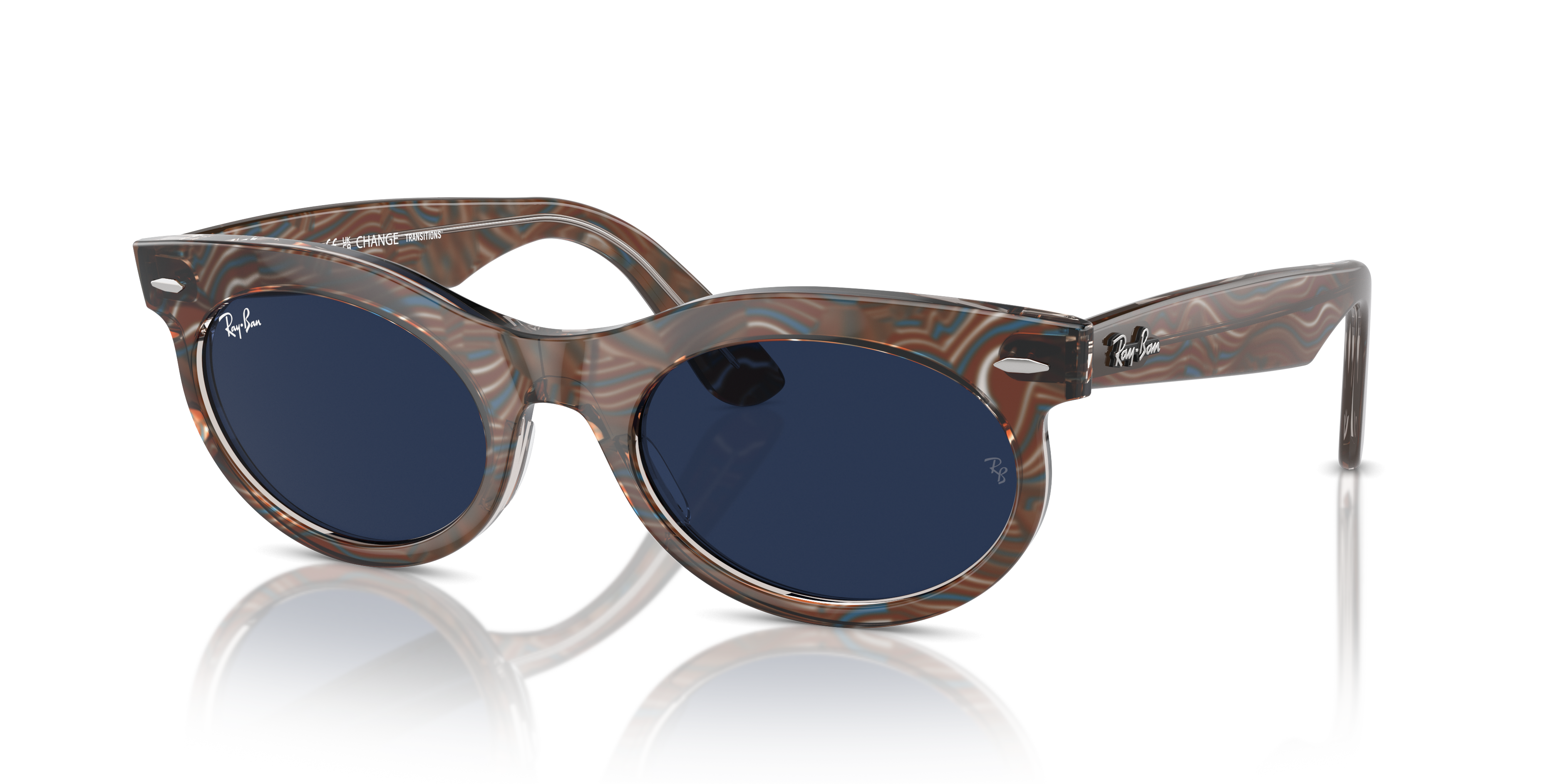 RAY-BAN RB2242 WAYFARER OVAL 1383GG 53