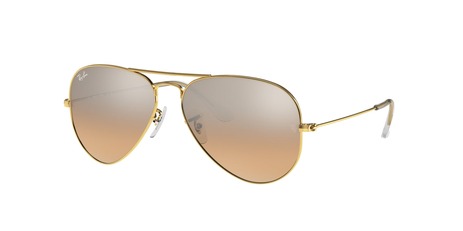 Ray-ban rb3025 aviatore grande metallo 001/3e 55