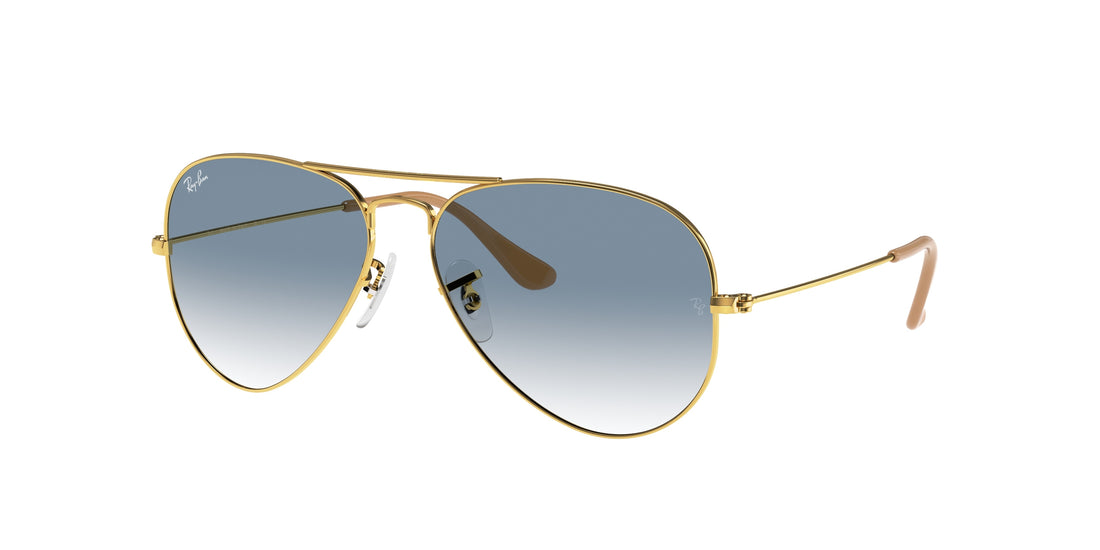 Occhiali da sole ray-ban rb3025 aviatore grande metallo 001/3f unisex taglia 62mm - Vista principale
