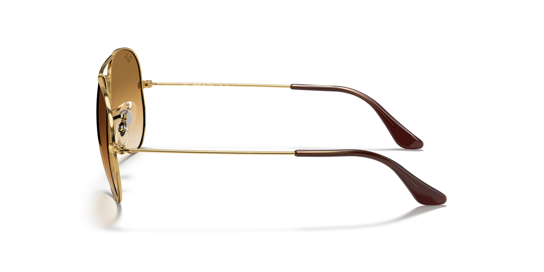 Lunettes de soleil ray-ban rb3025 aviator large metal 001/51 . taille 55mm - Vue détaillée
