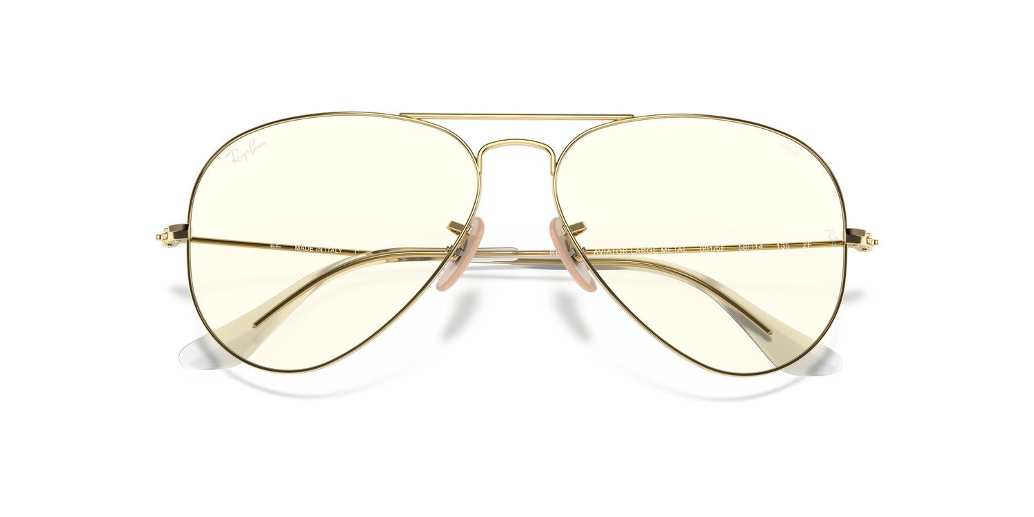 Ray-ban rb3025 aviatore grande metallo 001/5f 62
