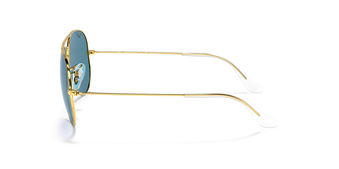 Occhiali da sole ray-ban rb3025 aviatore grande metallo 9196s2 . taglia 55mm - Vista dettagliata