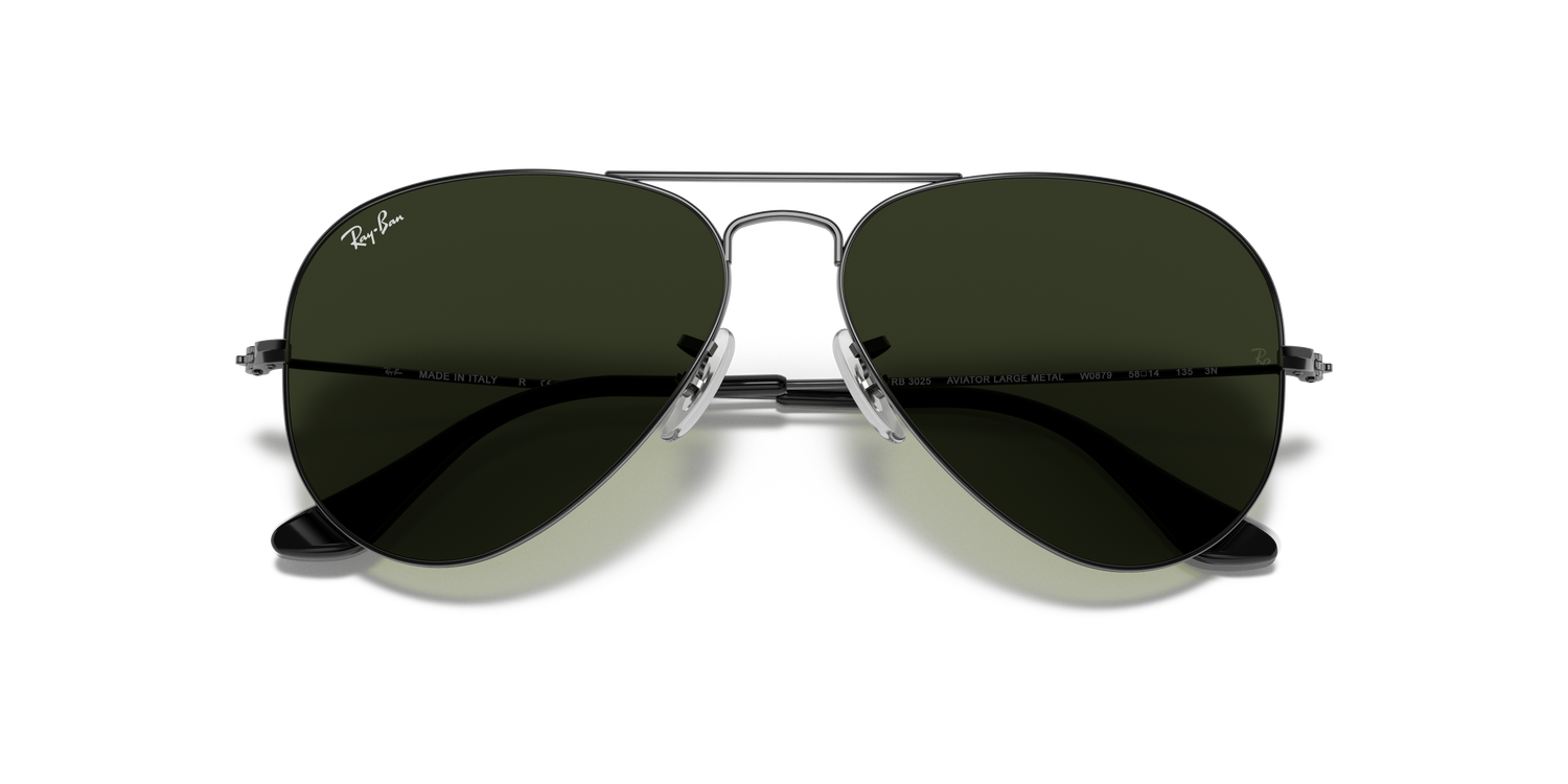 Ray-ban rb3025 aviatore grande metallo W0879 58