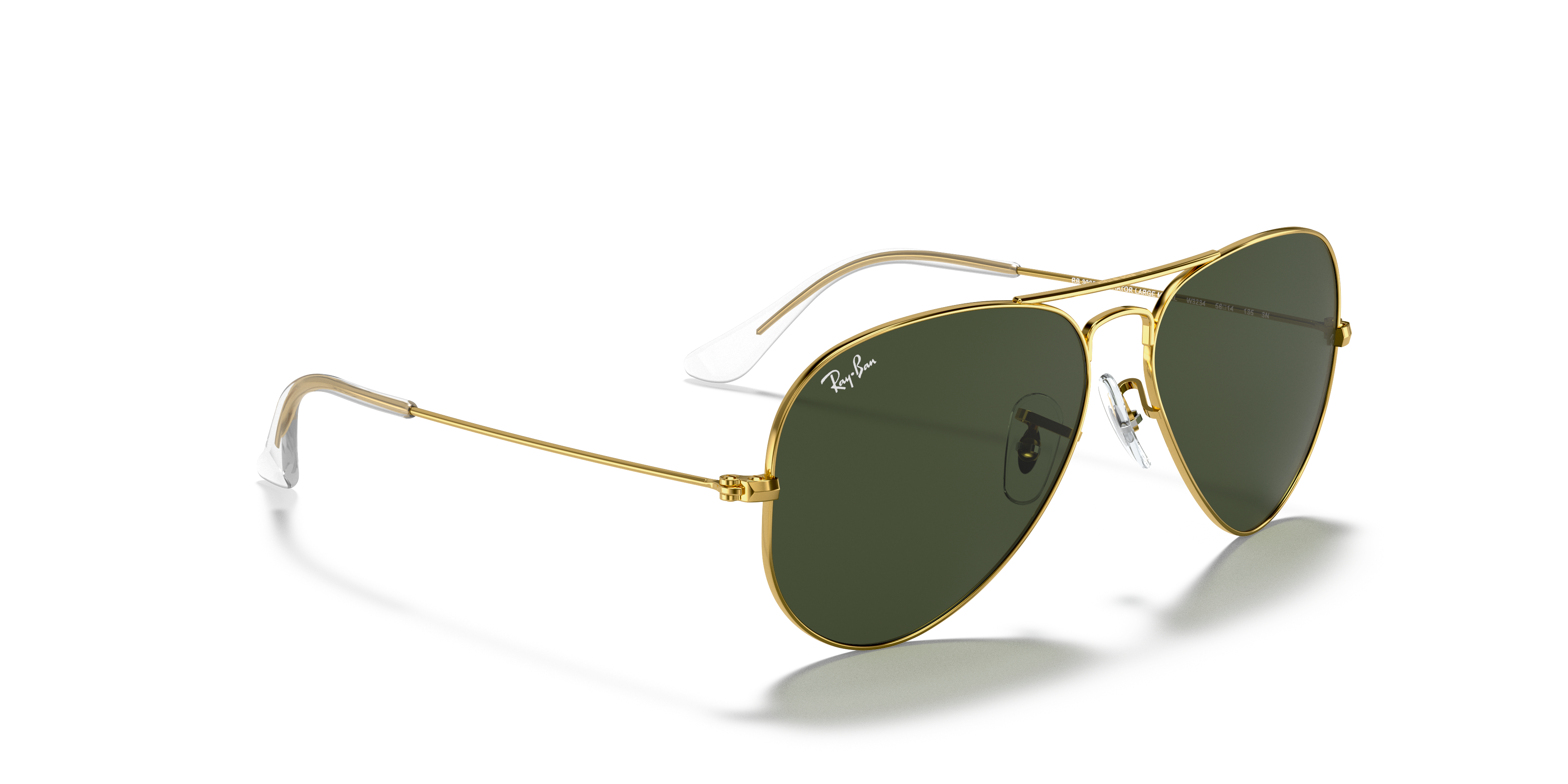 Ray-ban rb3025 aviatore grande metallo W3234 55