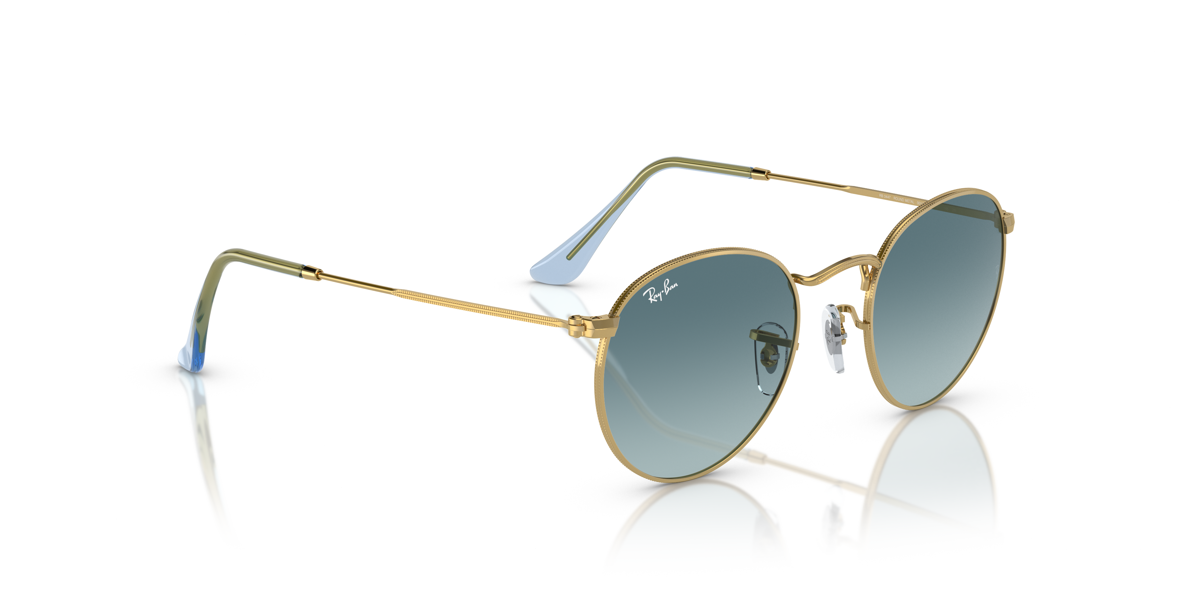 RAY-BAN RB3447 ROUND METAL 001/3M 50