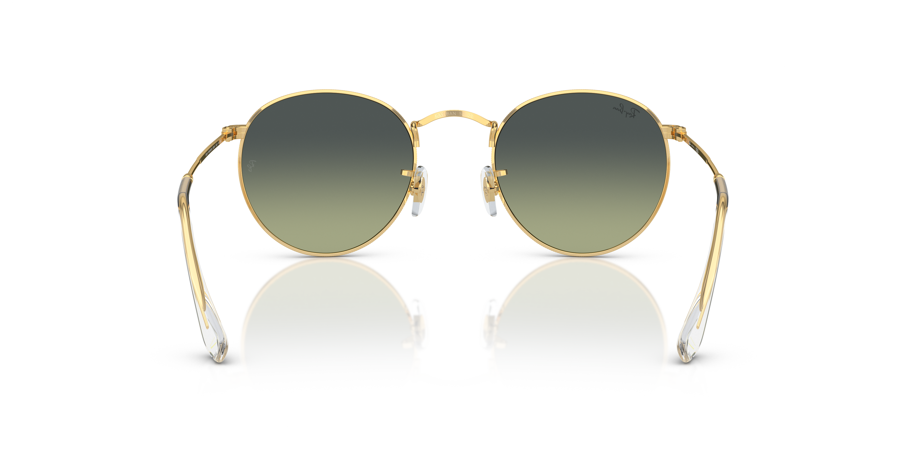 RAY-BAN RB3447 ROUND METAL 001/BH 53