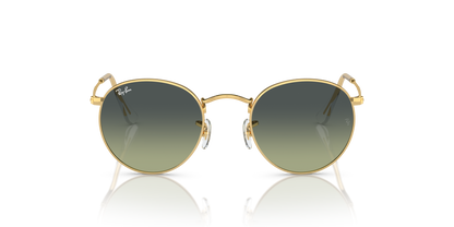 RAY-BAN RB3447 ROUND METAL 001/BH 53