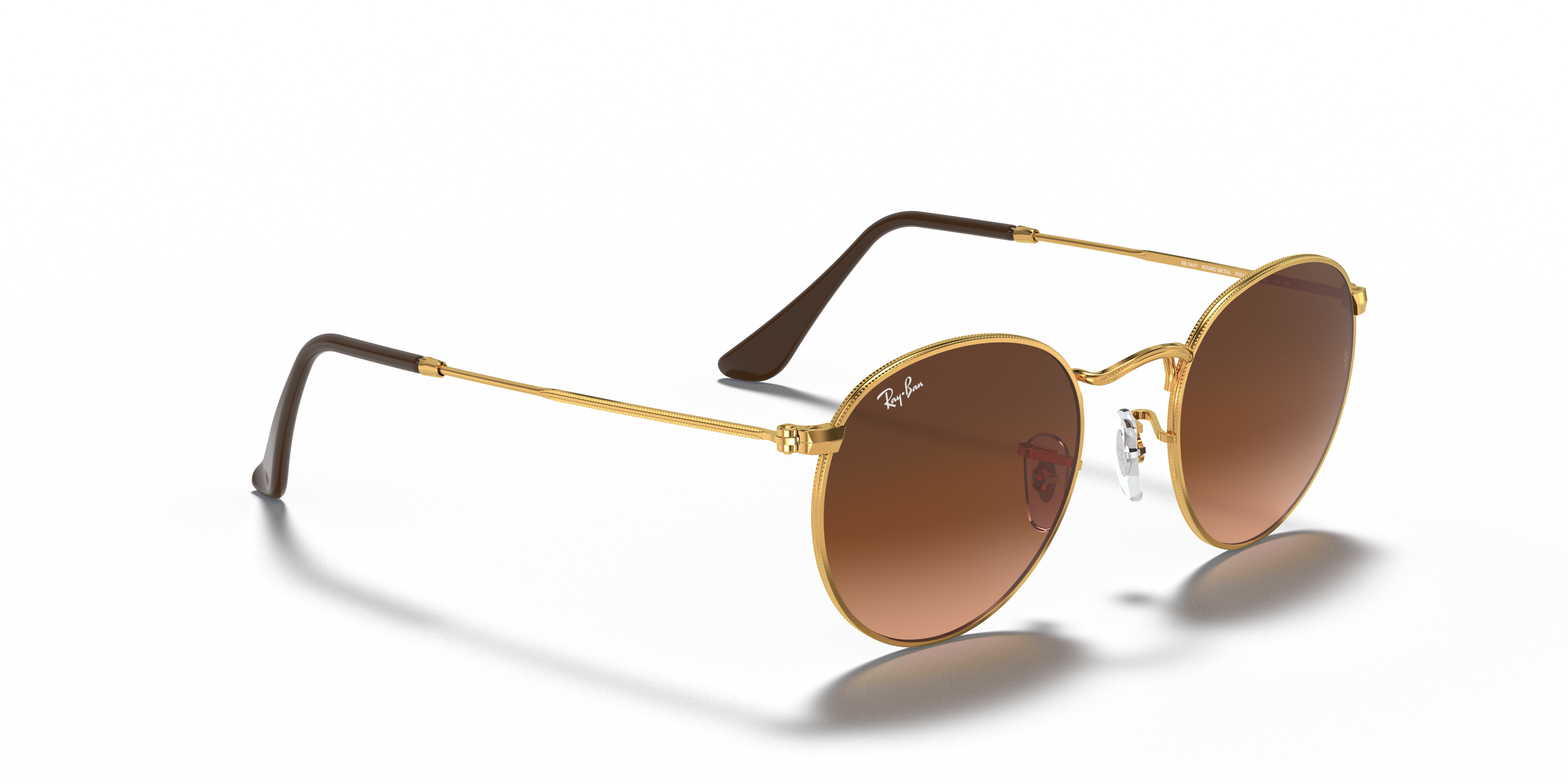 RAY-BAN RB3447 ROUND METAL 9001A5 53
