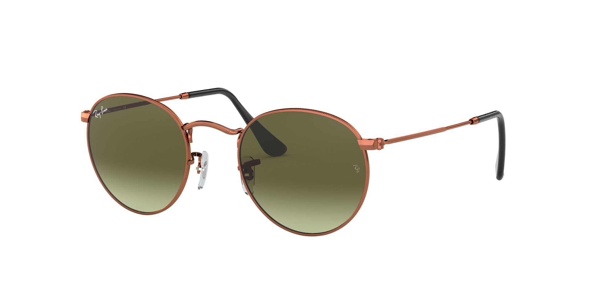 RAY-BAN RB3447 ROUND METAL 9002A6 50