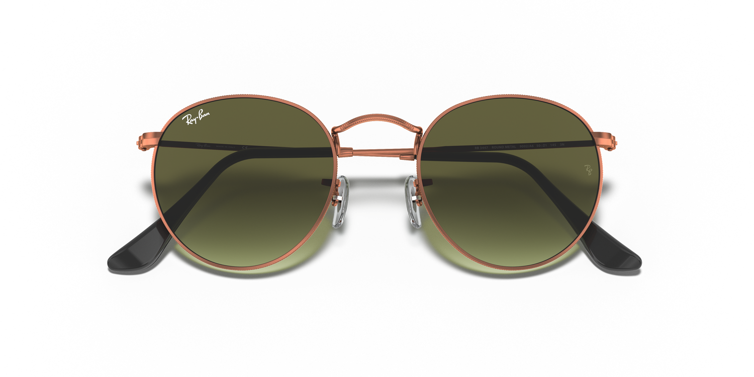 RAY-BAN RB3447 ROUND METAL 9002A6 50