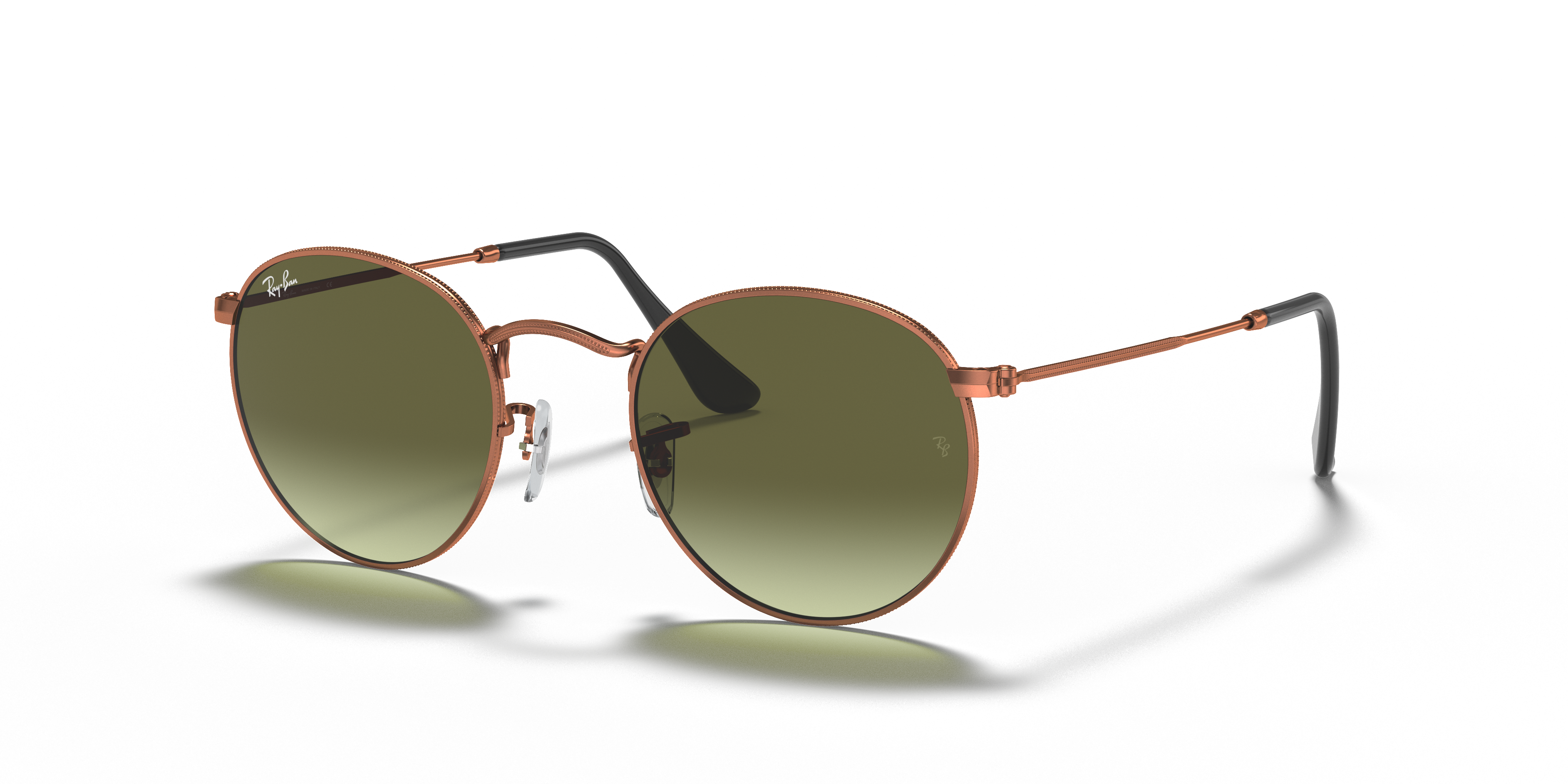 RAY-BAN RB3447 ROUND METAL 9002A6 50
