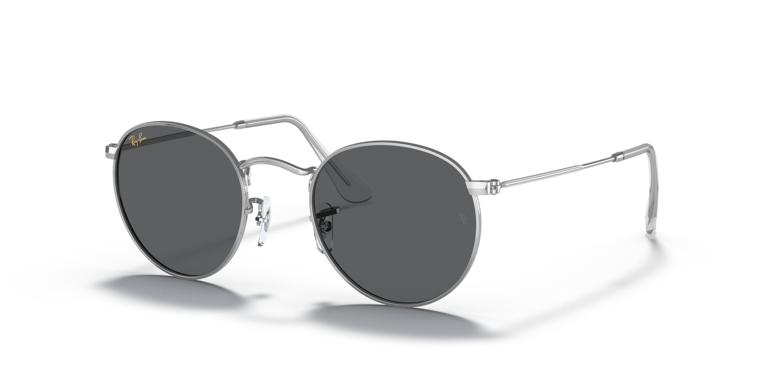 RAY-BAN RB3447 ROUND METAL 9198B1 53