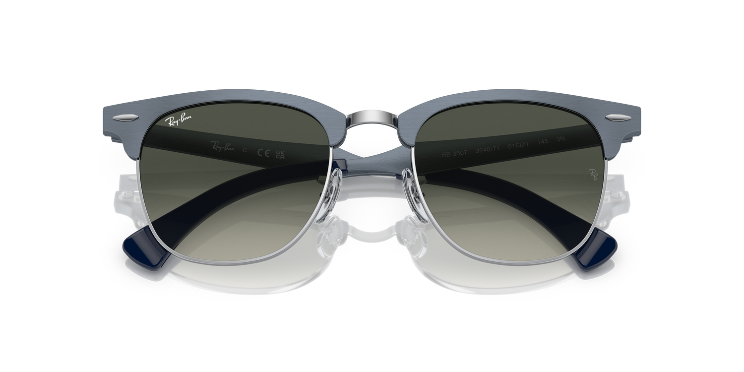 RAY-BAN RB3507 CLUBMASTER ALUMINUM 924871 51