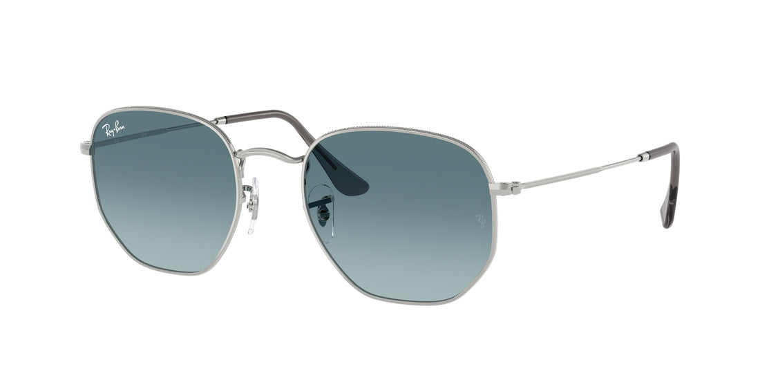 Sunglasses ray-ban rb3548n hexagonal 003/3m plateado irregular . size 51mm - Main view