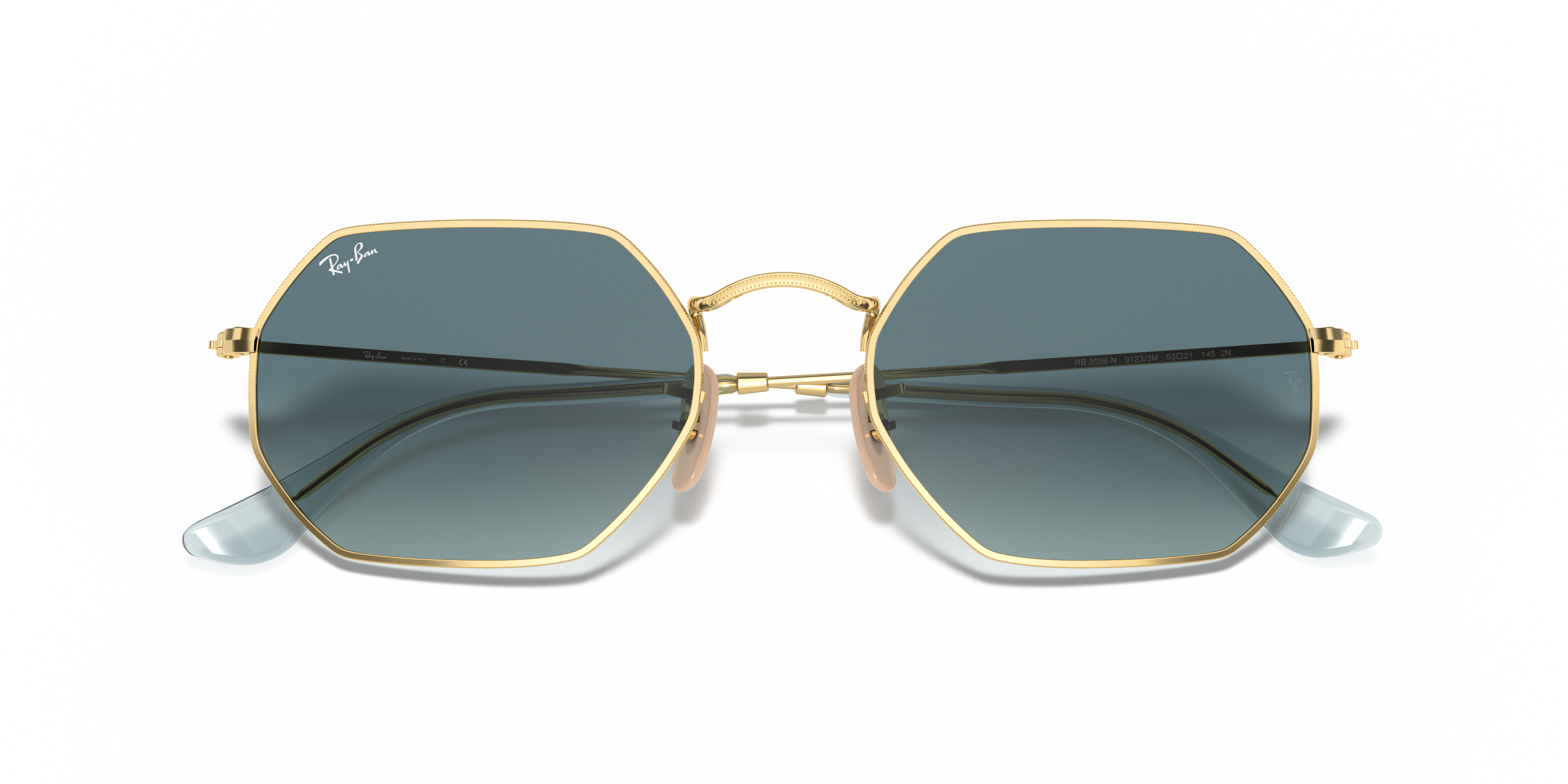 RAY-BAN RB3556N OCTAGONAL 91233M 53
