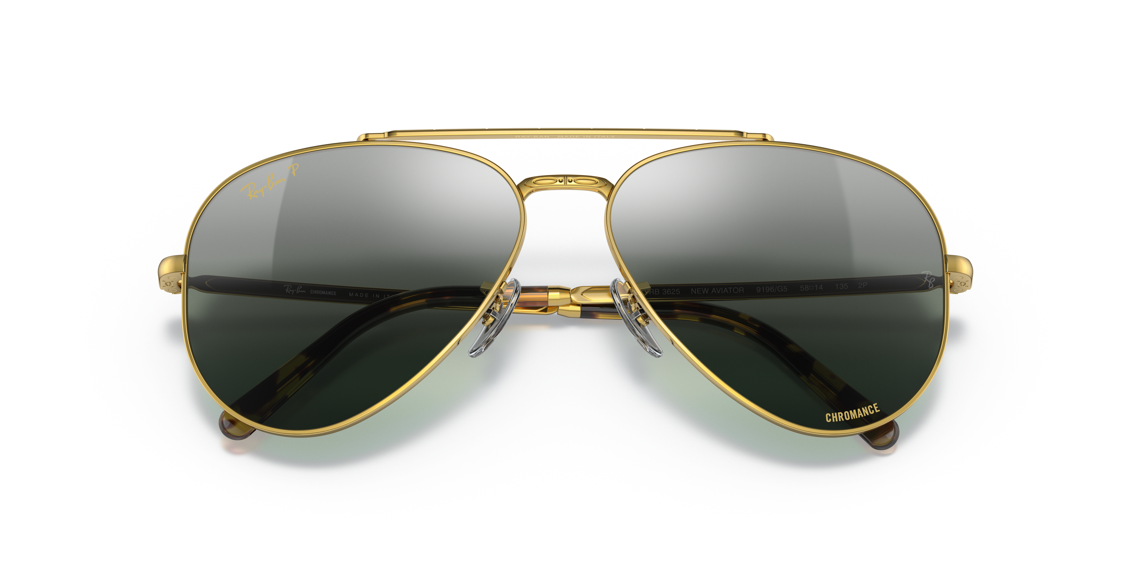 RAY-BAN RB3625 NEW AVIATOR 9196G6 62
