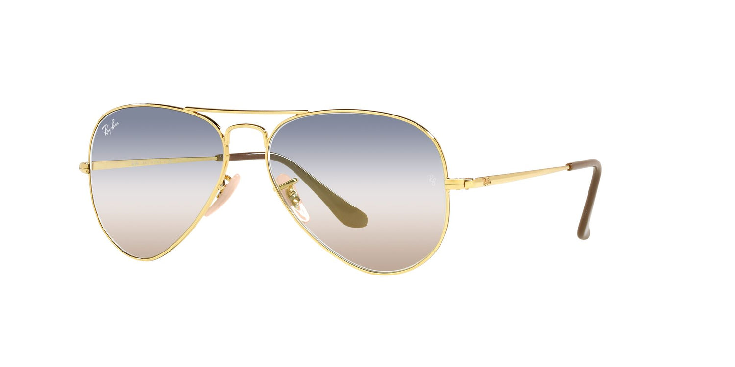 RAY-BAN RB3689 AVIATOR METAL II 001/GD 62