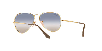 RAY-BAN RB3689 AVIATOR METAL II 001/GD 62