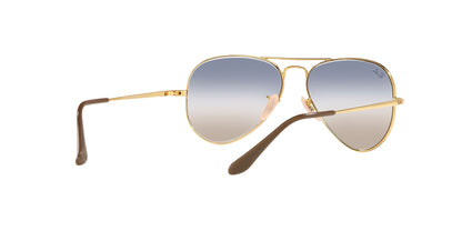 RAY-BAN RB3689 AVIATOR METAL II 001/GD 62