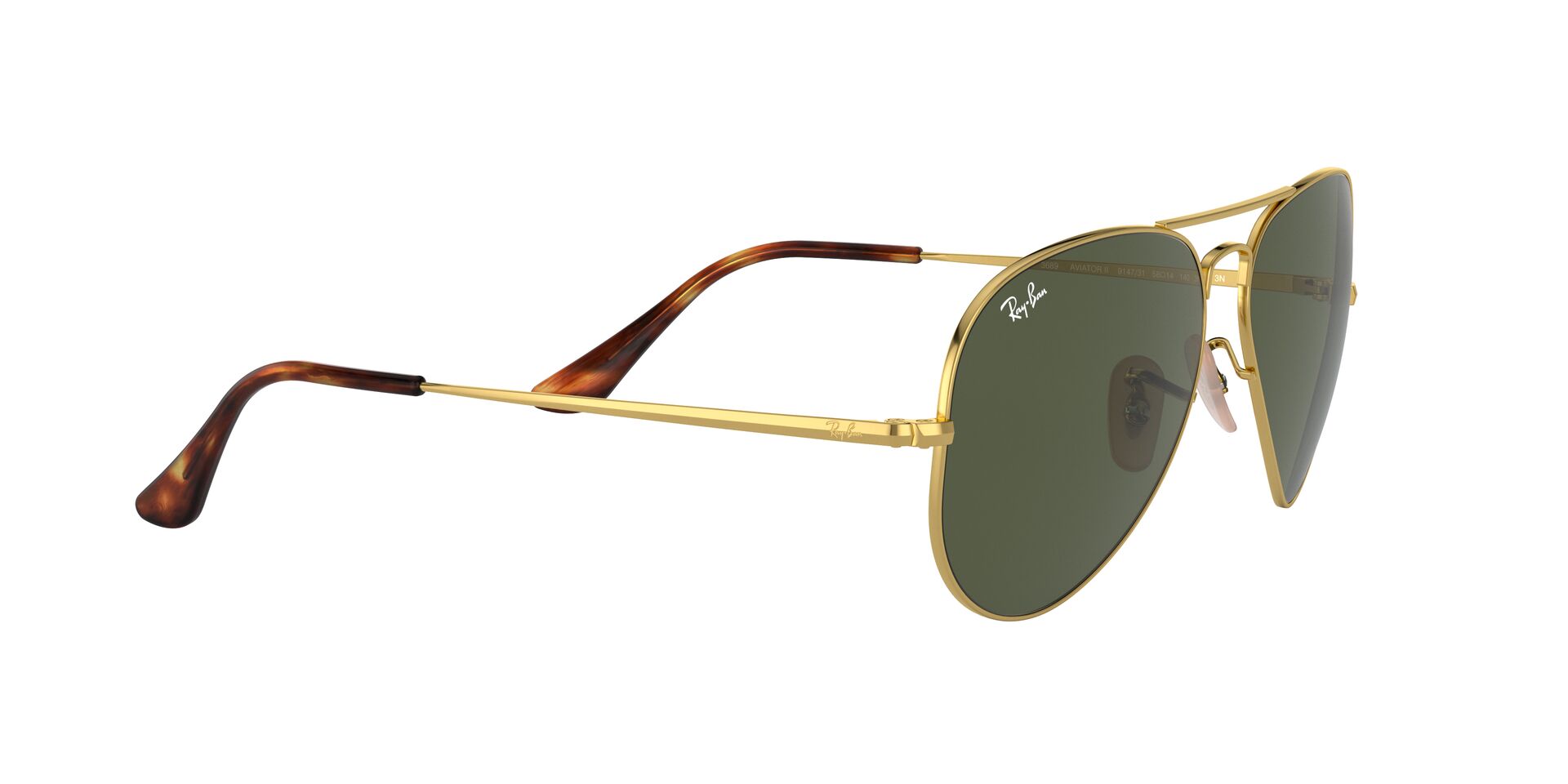 RAY-BAN RB3689 AVIATOR METAL II 914731 62