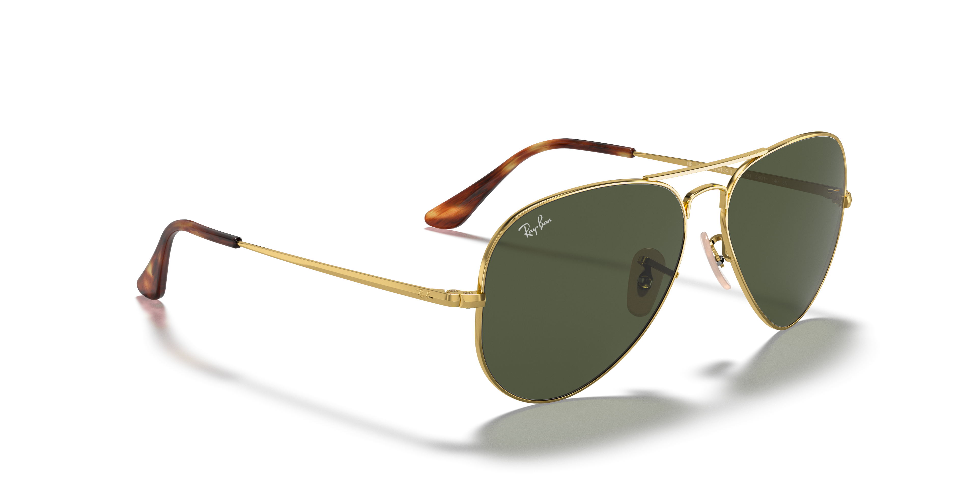 RAY-BAN RB3689 AVIATOR METAL II 914731 62