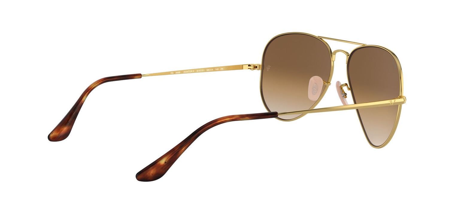 RAY-BAN RB3689 AVIATOR METAL II 914751 62