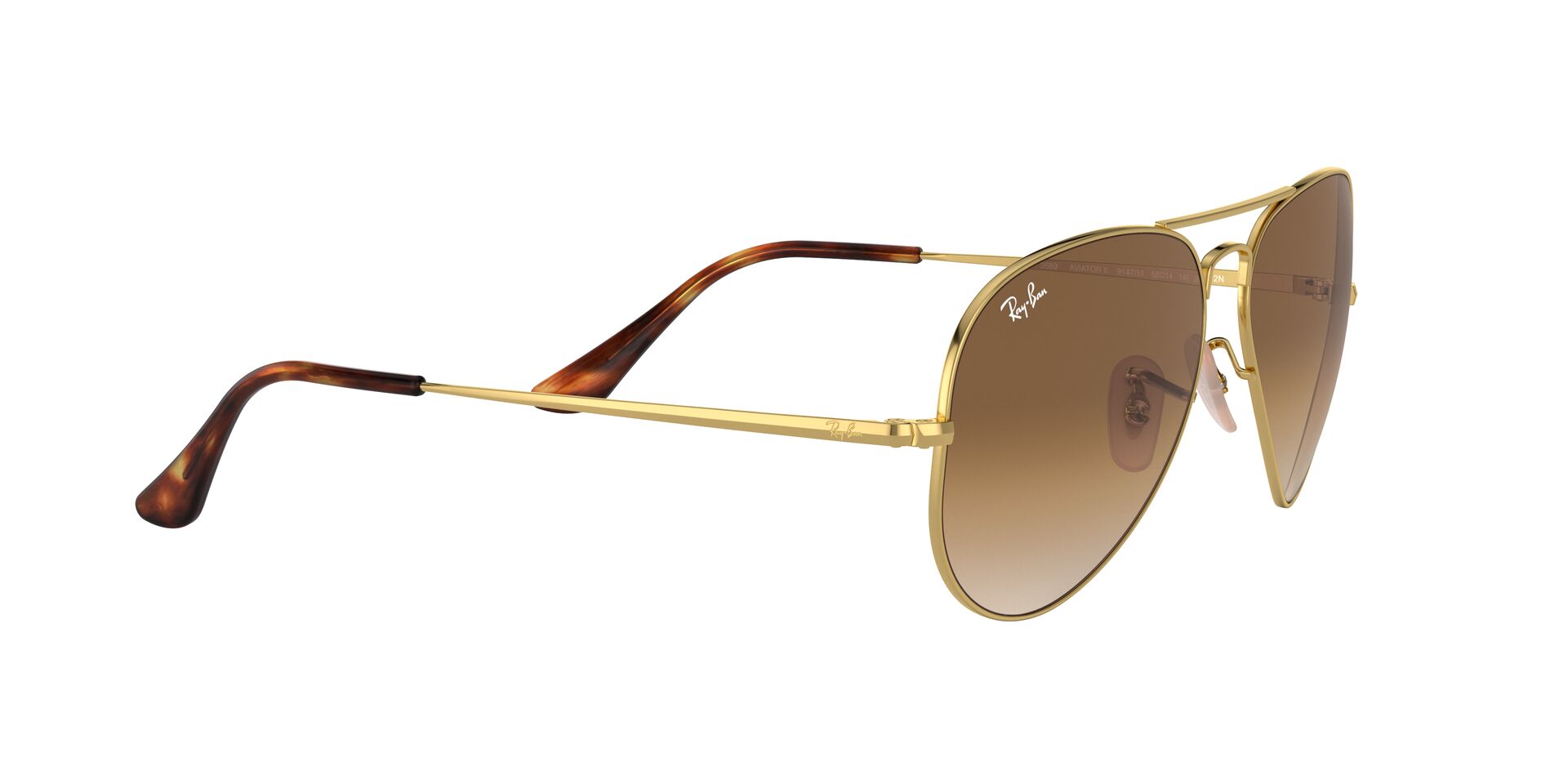 RAY-BAN RB3689 AVIATOR METAL II 914751 55