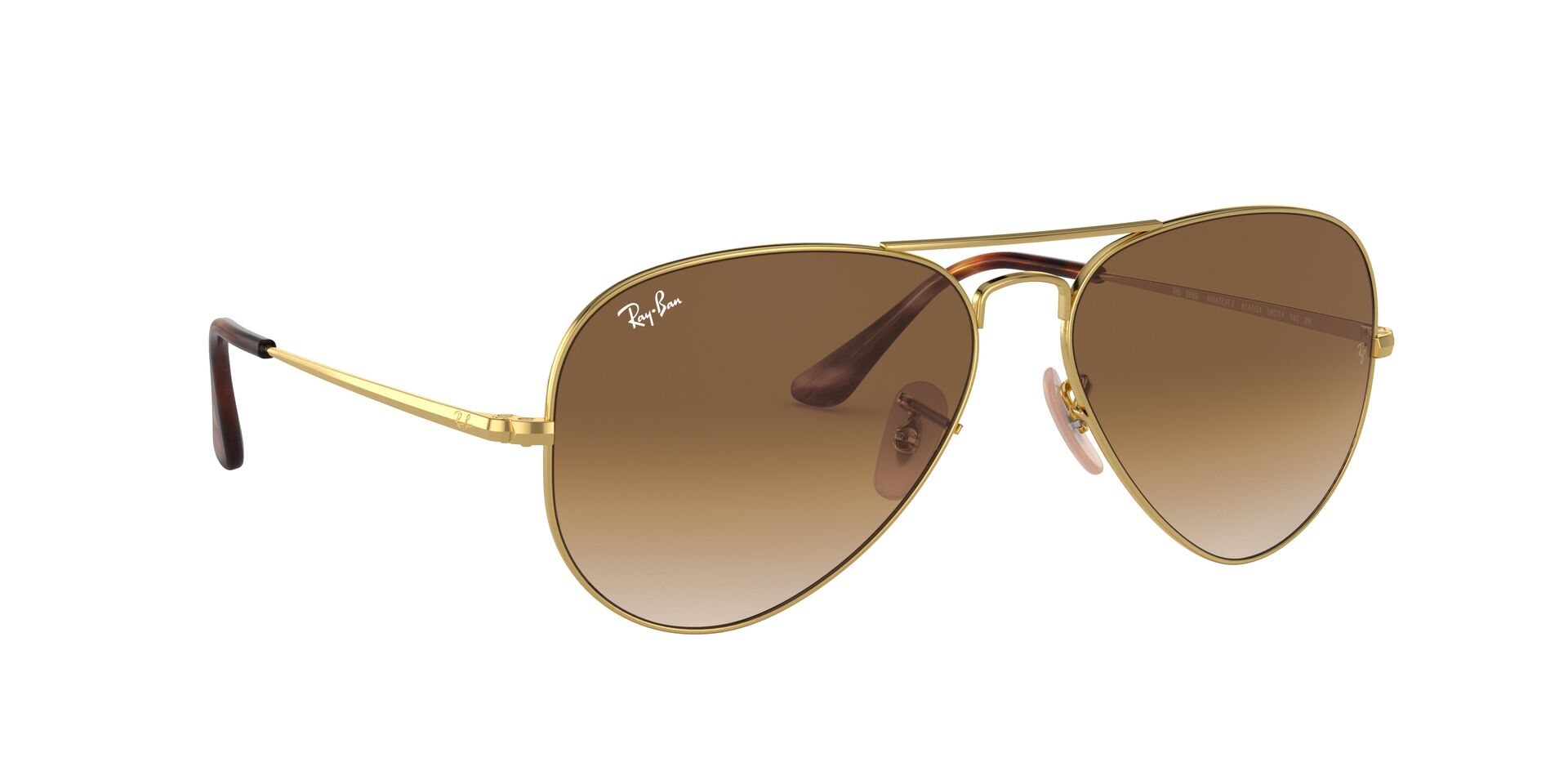 RAY-BAN RB3689 AVIATOR METAL II 914751 55