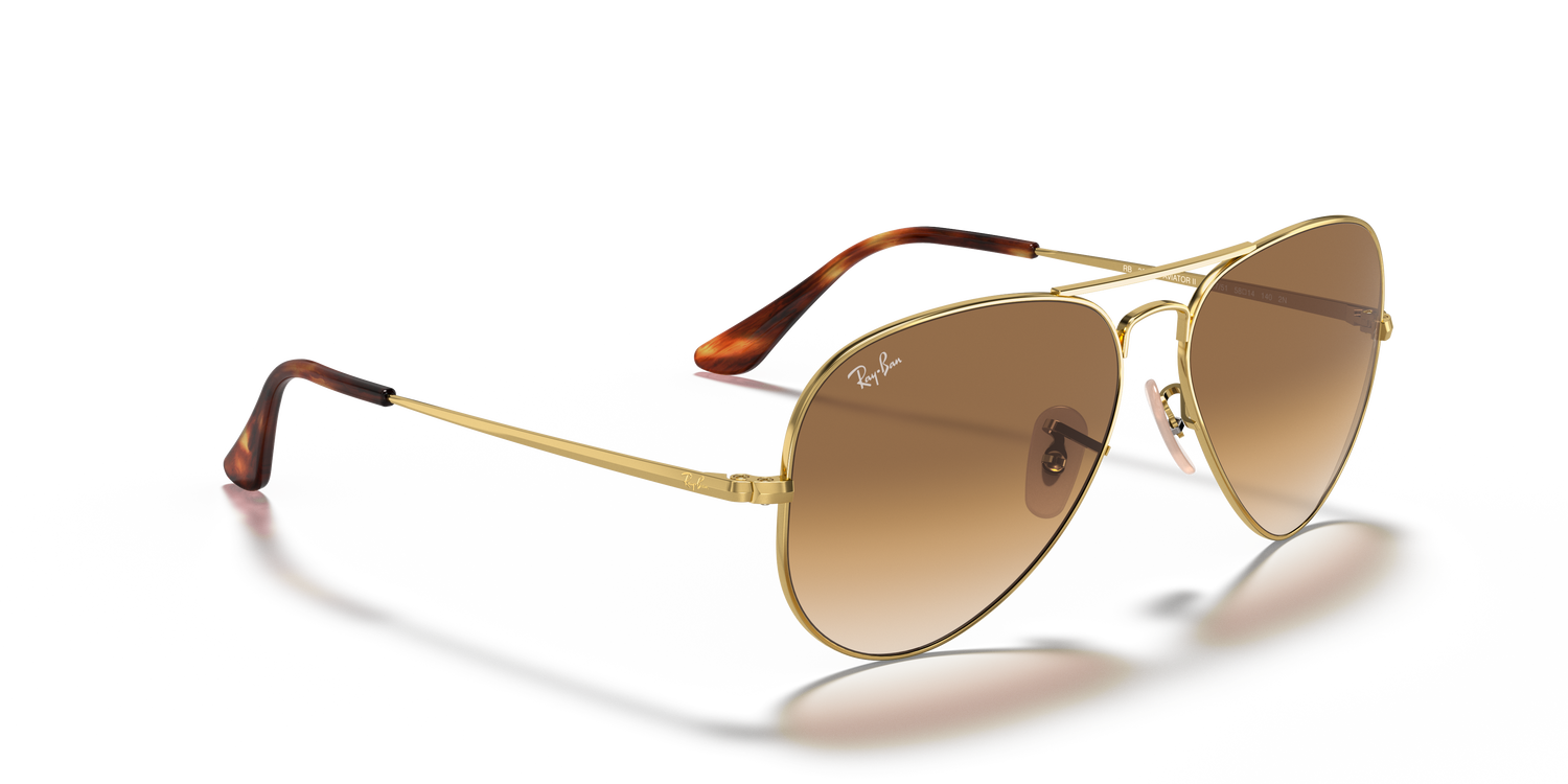 RAY-BAN RB3689 AVIATOR METAL II 914751 62