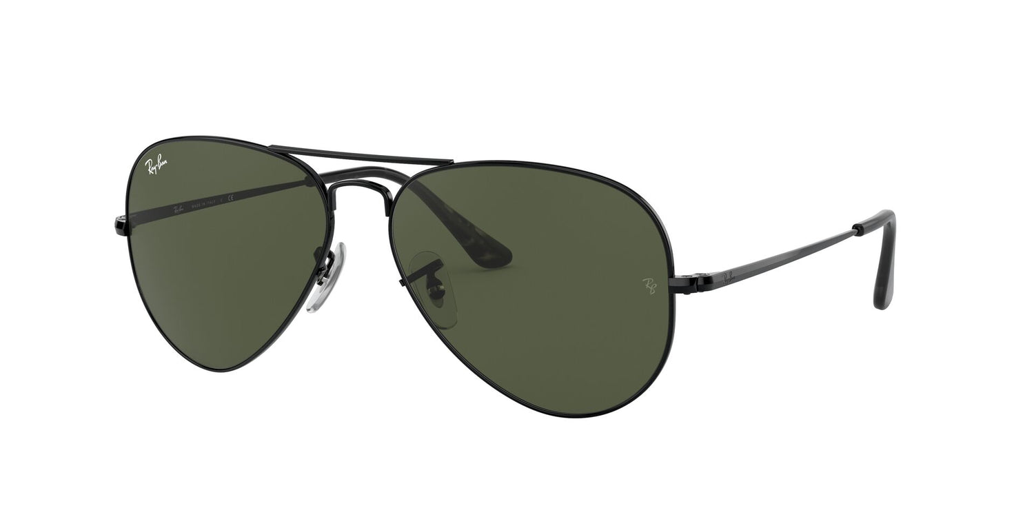 RAY-BAN RB3689 AVIATOR METAL II 914831 55