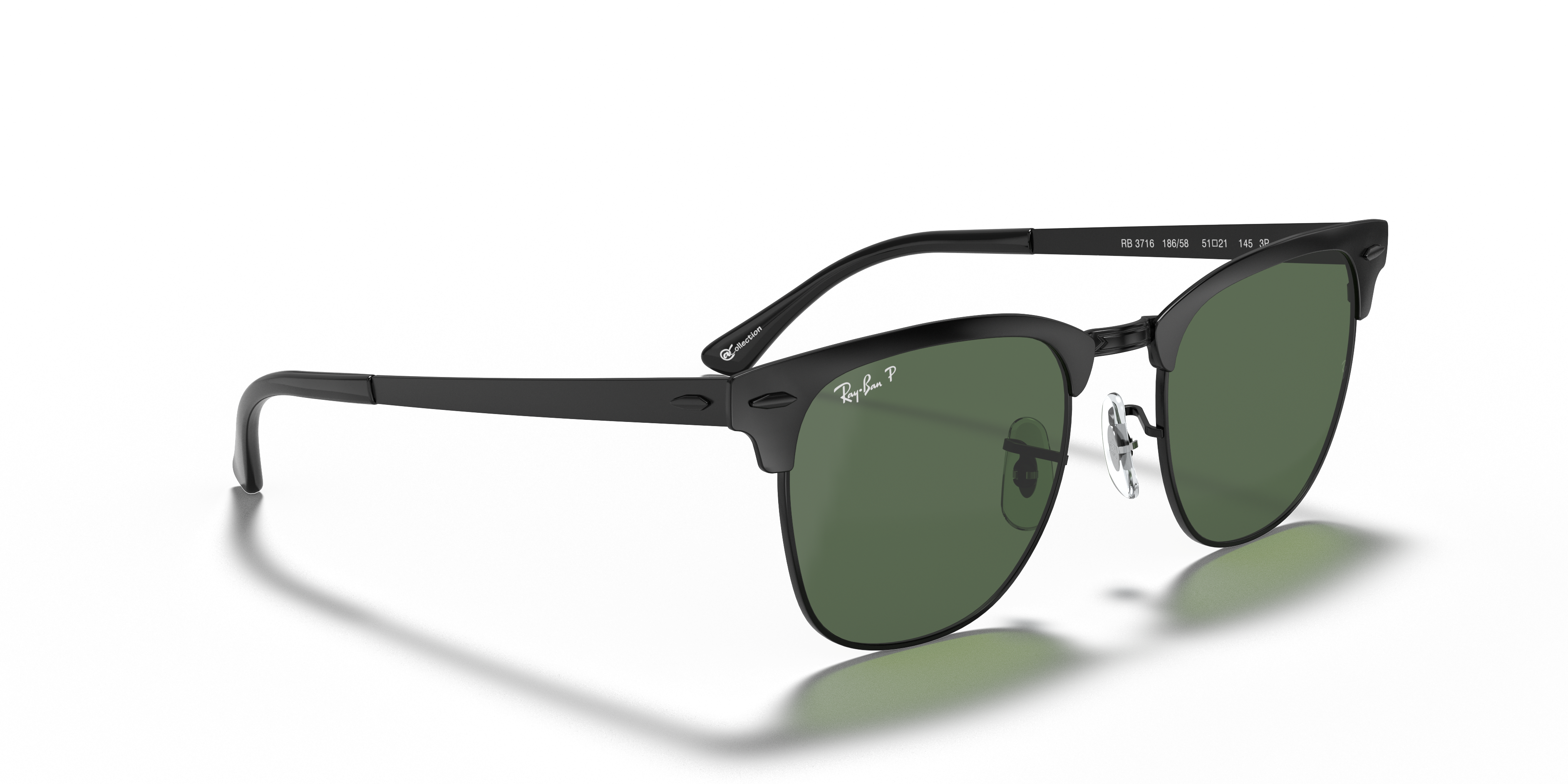 RAY-BAN RB3716 CLUBMASTER METAL 186/58 51