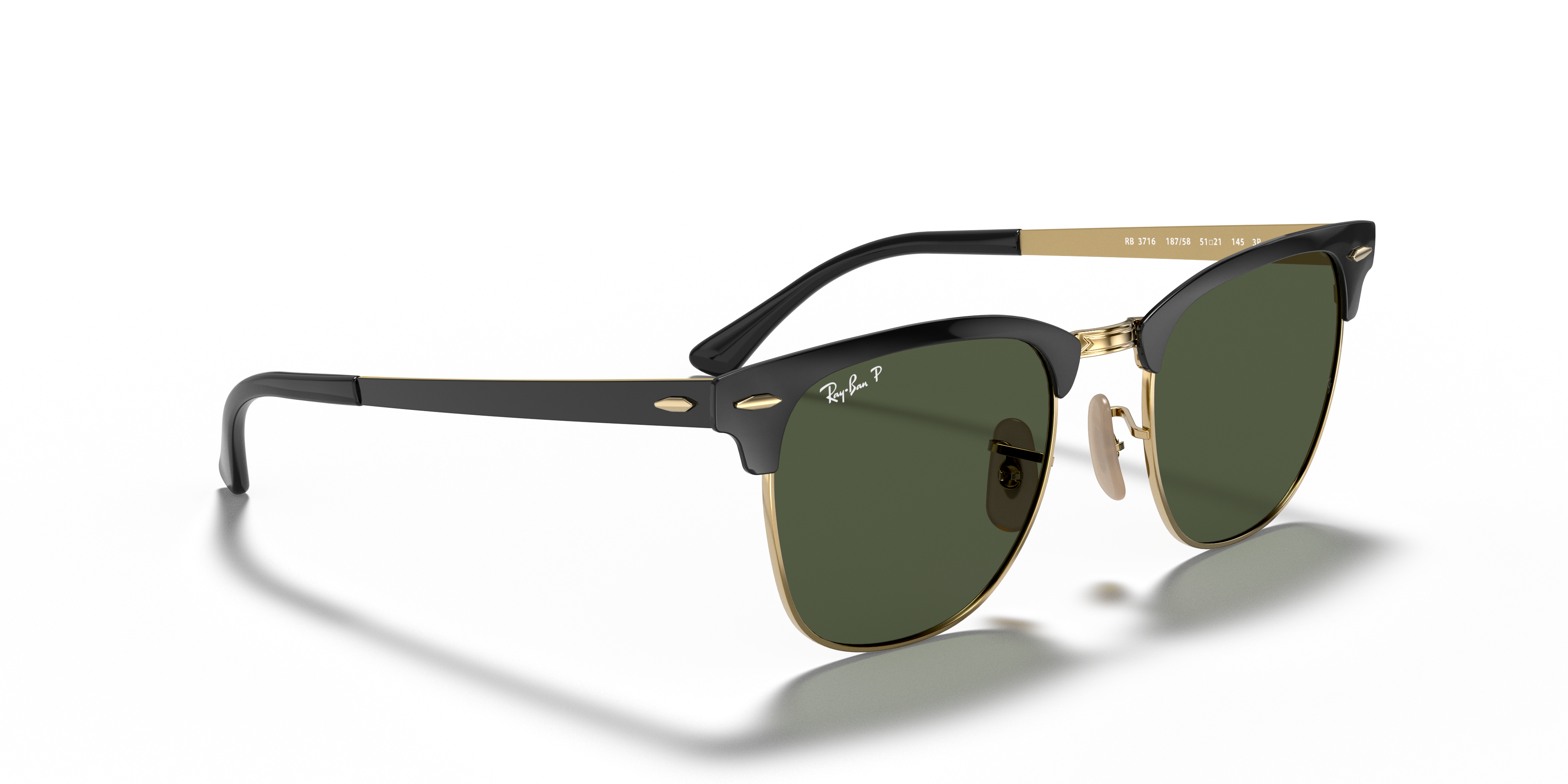 RAY-BAN RB3716 CLUBMASTER METAL 187/58 51