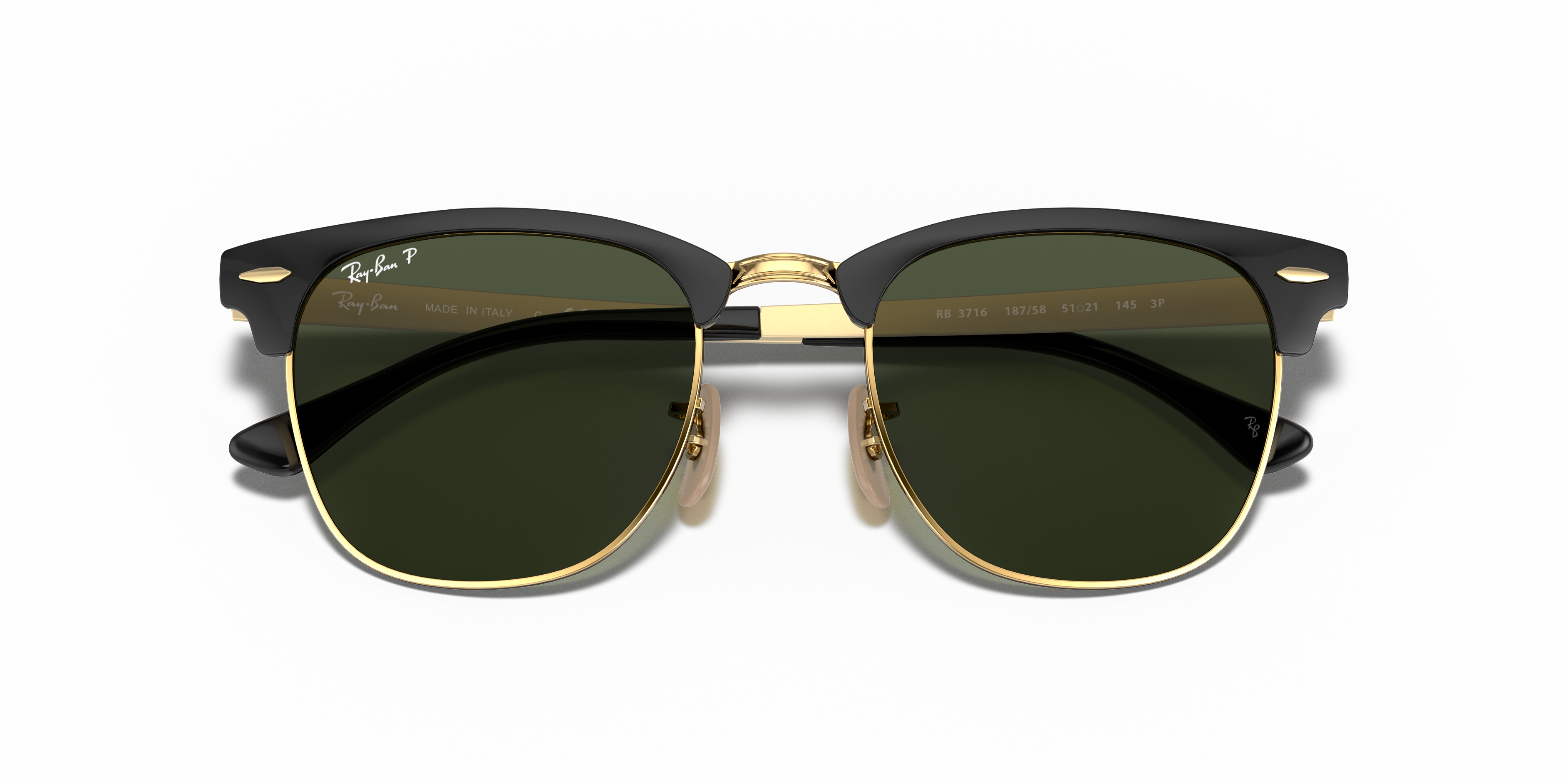 RAY-BAN RB3716 CLUBMASTER METAL 187/58 51