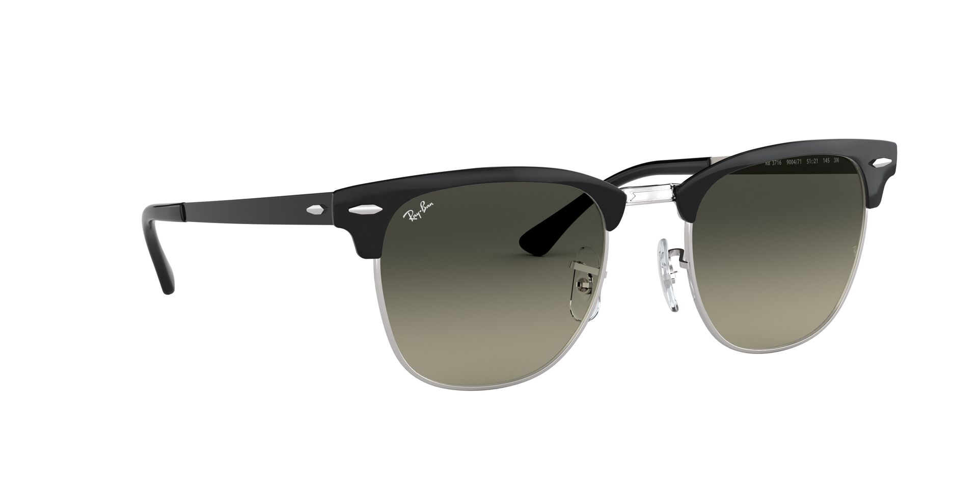 RAY-BAN RB3716 CLUBMASTER METAL 900471 51