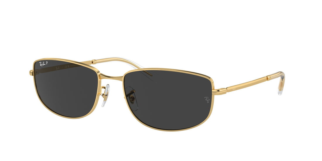 Sunglasses ray-ban rb3732 001/48 dorado irregular unisex size 56mm - Main view