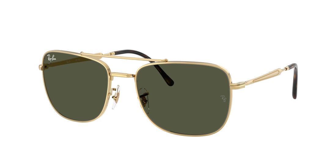 Sunglasses ray-ban rb3755 001/31 oro rectangular unisex size 59mm - Main view