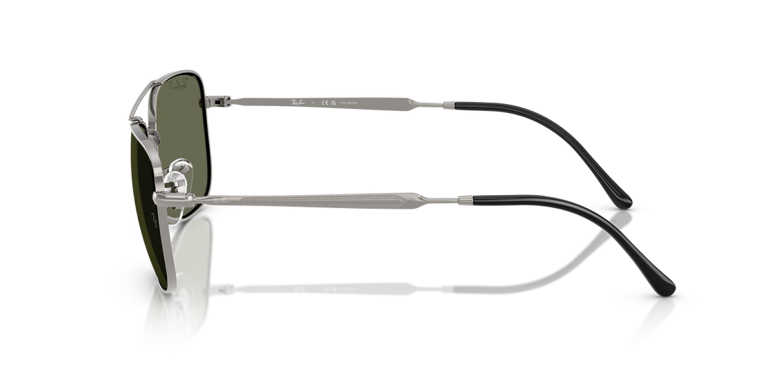 Sunglasses ray-ban rb3755 004/58 gris rectangular unisex size 62mm - Detailed view
