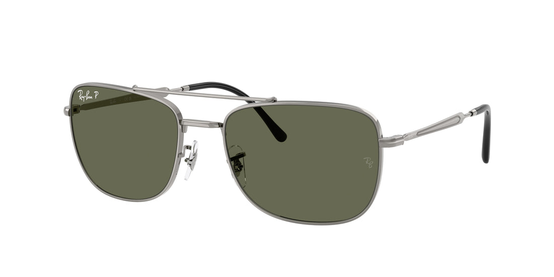 Sunglasses ray-ban rb3755 004/58 gris rectangular unisex size 59mm - Main view