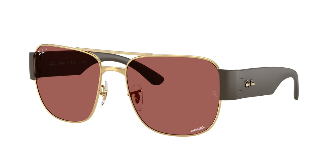 Sunglasses ray-ban rb3756ch 001/al oro square unisex size 59mm - Main view