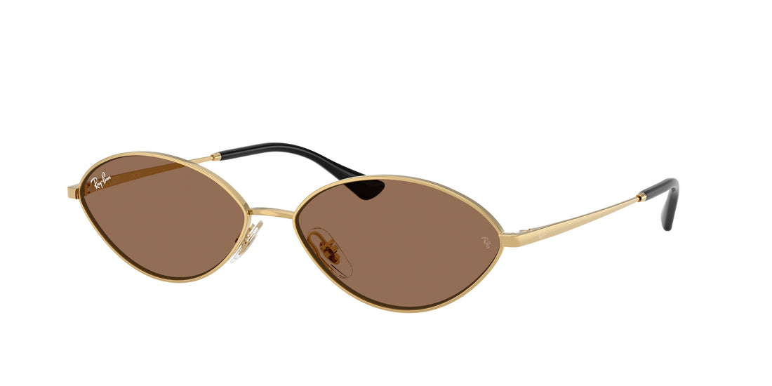Occhiali da sole ray-ban rb3757 kai 001/73 dorado oval unisex taglia 56mm - Vista principale