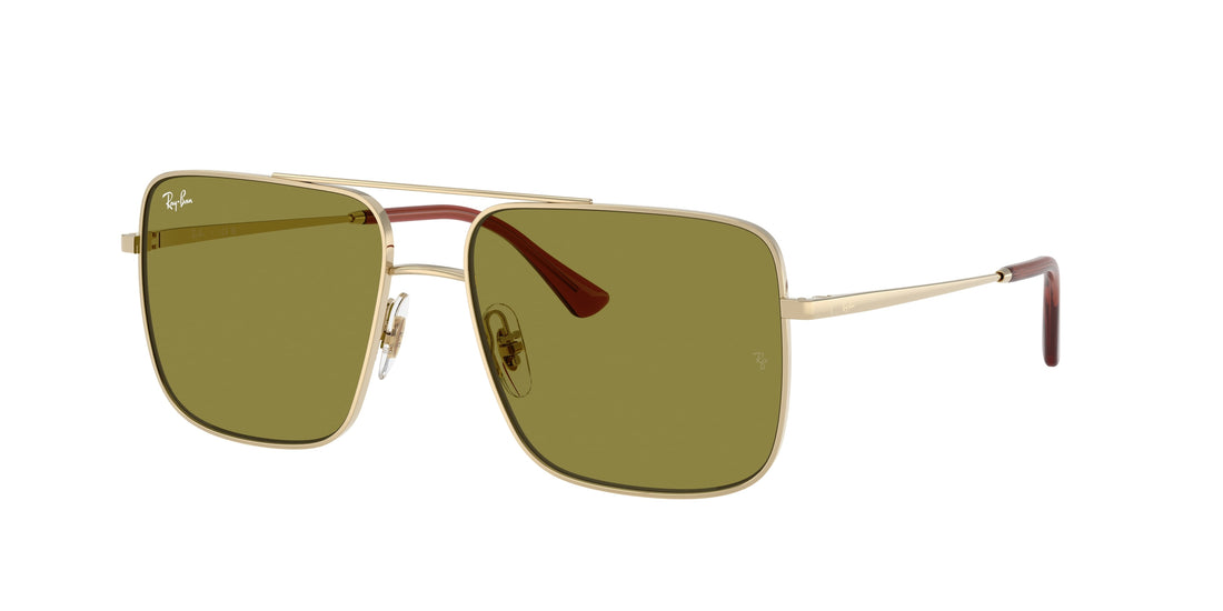 Sunglasses ray-ban rb3758 ari 9213/2 oro square unisex size 56mm - Main view