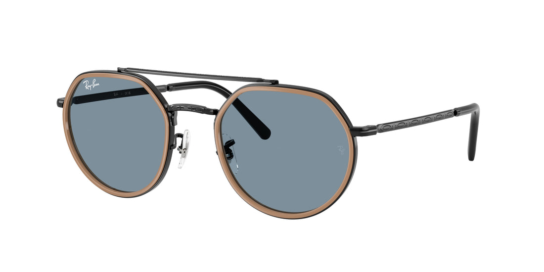 Occhiali da sole ray-ban rb3765 9279r5 negro irregular unisex taglia 53mm - Vista principale