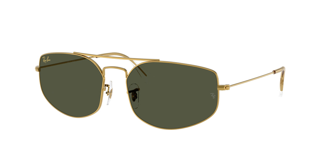 Sunglasses ray-ban rb3845 explorer 5 919631 oro irregular unisex size 57mm - Main view