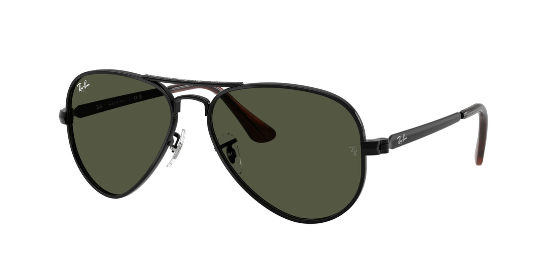 Occhiali da sole ray-ban rb3925 aviator max 002/31 negro pilot unisex taglia 62mm - Vista principale
