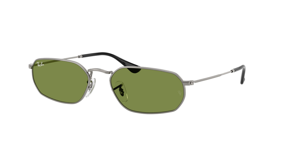 Occhiali da sole ray-ban rb3947 004/4e gris irregular unisex taglia 57mm - Vista principale