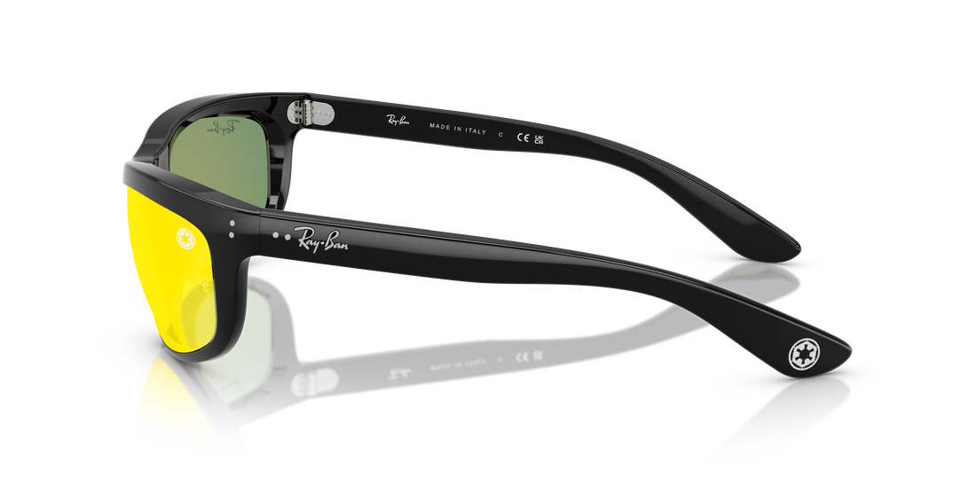 Lunettes de soleil ray-ban rb4089 balorama 68711d negro rectangular masculino taille 62mm - Vue détaillée