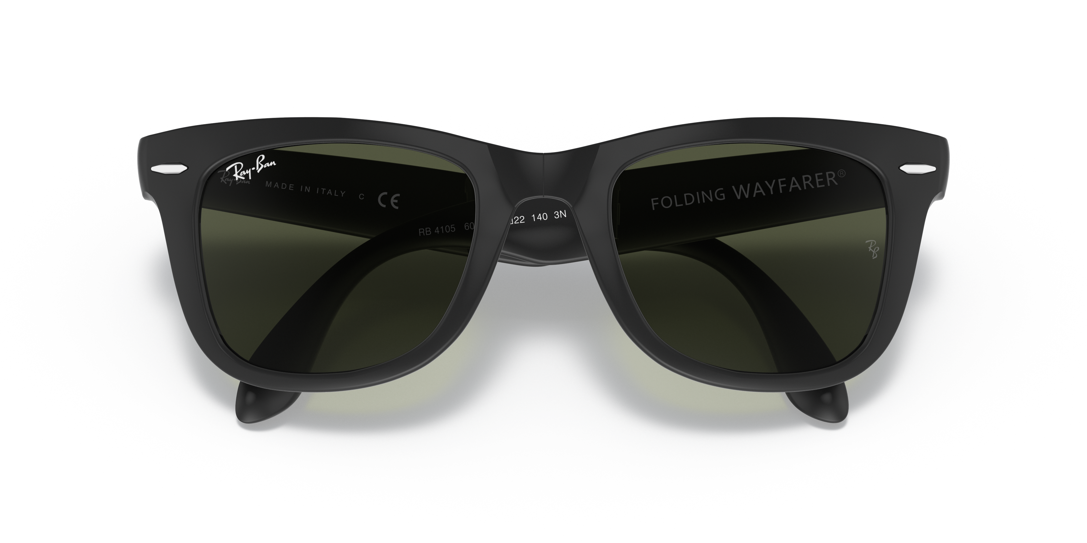 RAY-BAN RB4105 FOLDING WAYFARER 601S 50