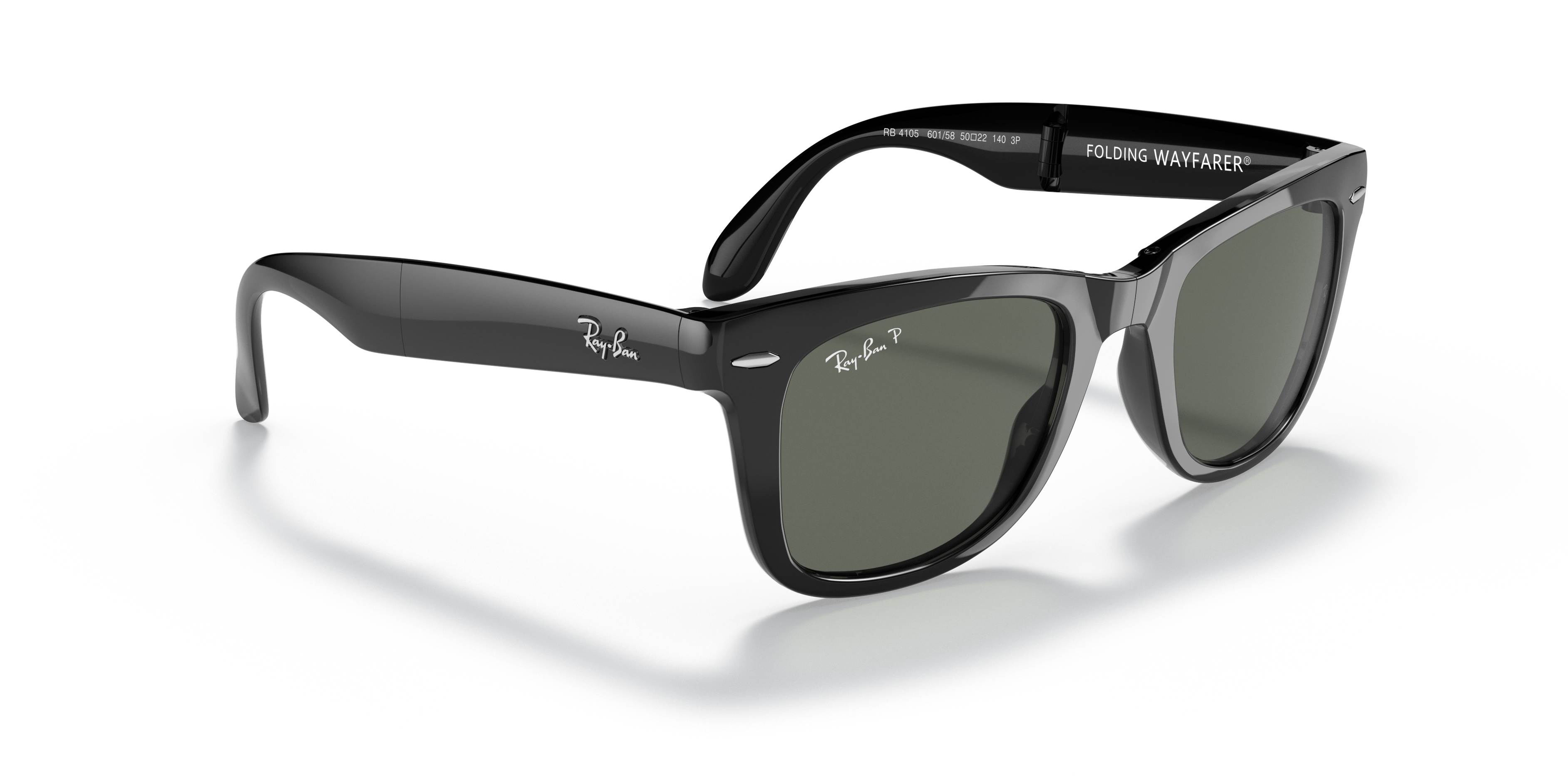 RAY-BAN RB4105 FOLDING WAYFARER 601/58 50