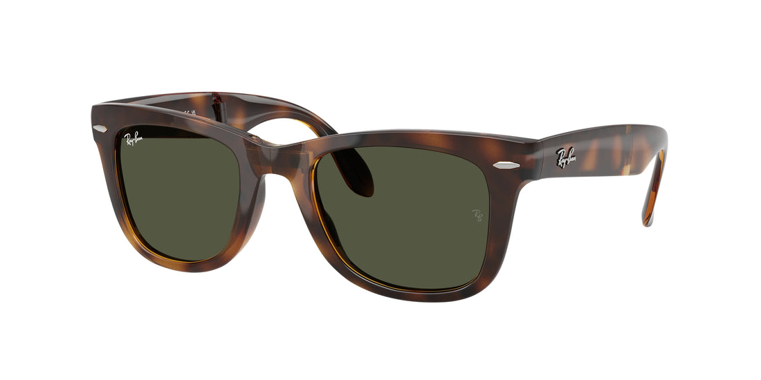 Occhiali da sole ray-ban rb4105 folding wayfarer 710/31 havana square masculina taglia 50mm - Vista principale